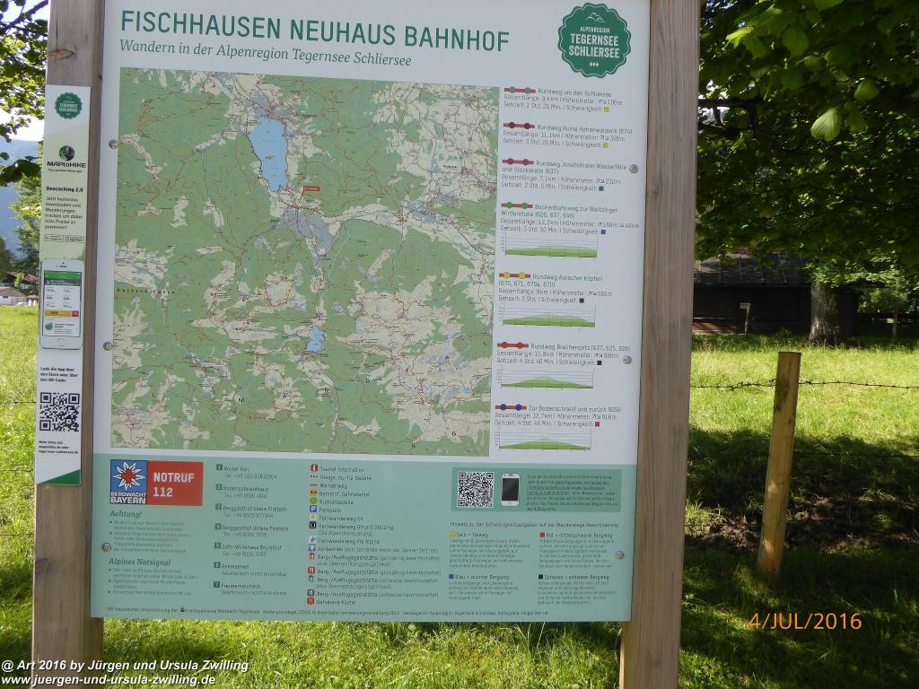 Gipfeltraumtour von Neuhaus auf die Brecherspitze und Josefsthaler Wasserfälle - Schliersee - Tegernsee