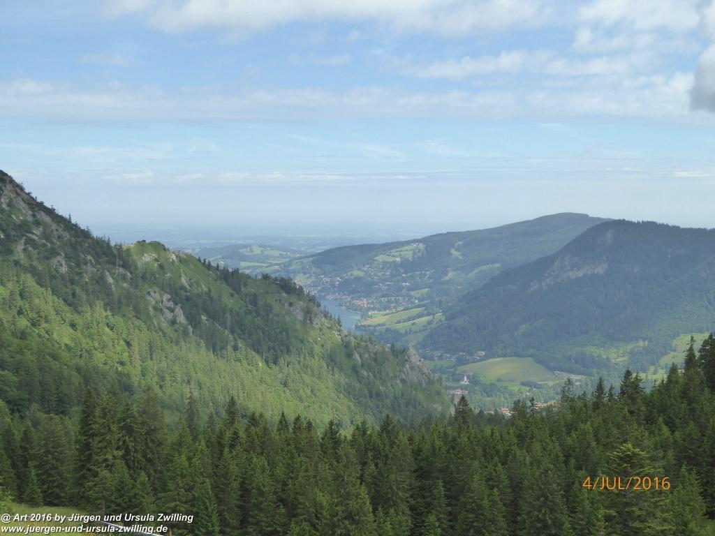 Gipfeltraumtour von Neuhaus auf die Brecherspitze und Josefsthaler Wasserfälle - Schliersee - Tegernsee