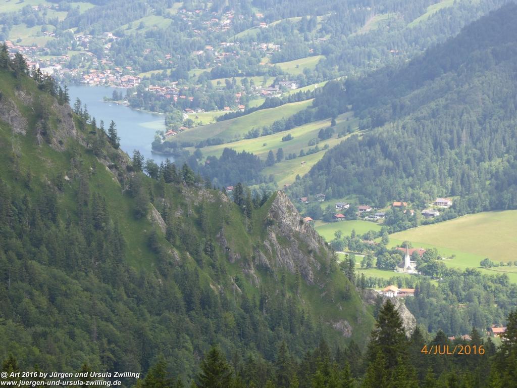 Gipfeltraumtour von Neuhaus auf die Brecherspitze und Josefsthaler Wasserfälle  - Schliersee - Tegernsee