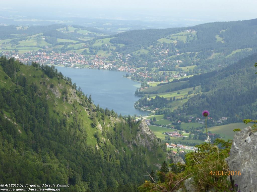 Gipfeltraumtour von Neuhaus auf die Brecherspitze und Josefsthaler Wasserfälle - Schliersee - Tegernsee