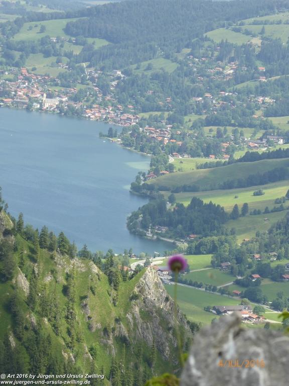 Gipfeltraumtour von Neuhaus auf die Brecherspitze und Josefsthaler Wasserfälle - Schliersee - Tegernsee