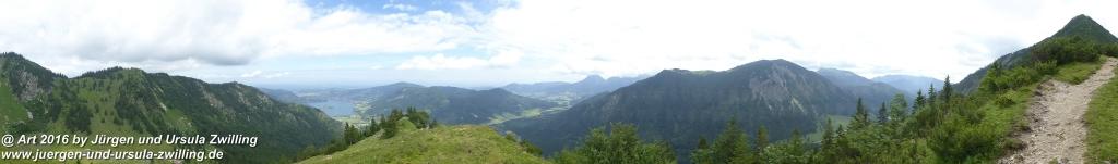 Gipfeltraumtour von Neuhaus auf die Brecherspitze und Josefsthaler Wasserfälle - Schliersee - Tegernsee