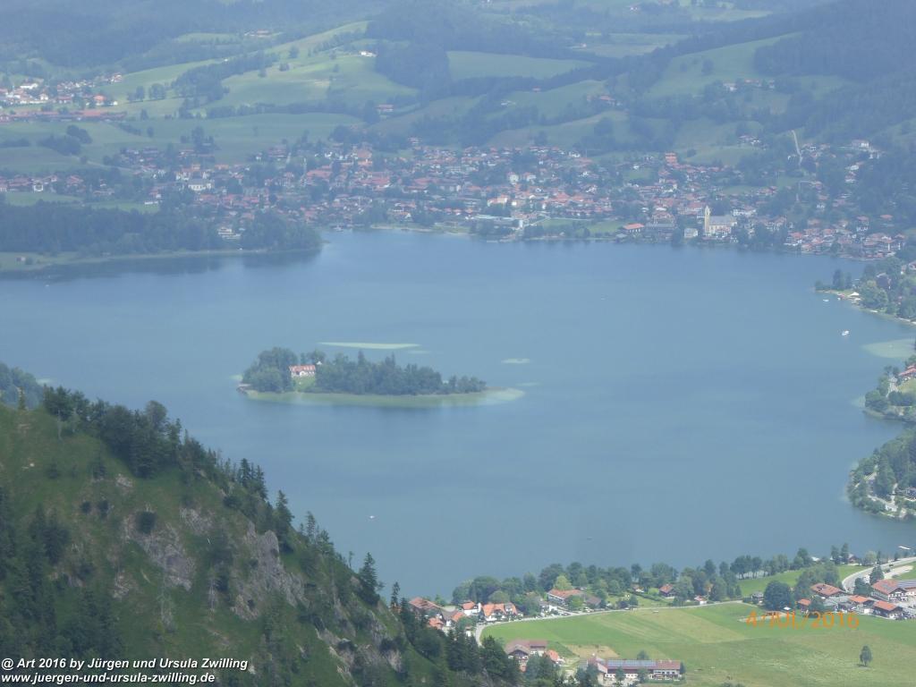Gipfeltraumtour von Neuhaus auf die Brecherspitze und Josefsthaler Wasserfälle  - Schliersee - Tegernsee