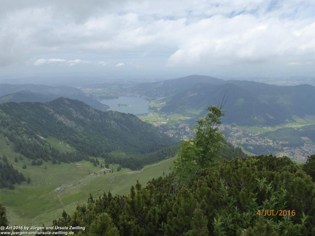 Gipfeltraumtour von Neuhaus auf die Brecherspitze und Josefsthaler Wasserfälle - Schliersee - Tegernsee