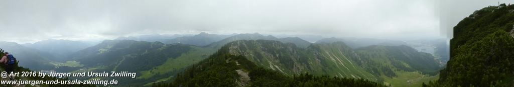 Gipfeltraumtour von Neuhaus auf die Brecherspitze und Josefsthaler Wasserfälle - Schliersee - Tegernsee