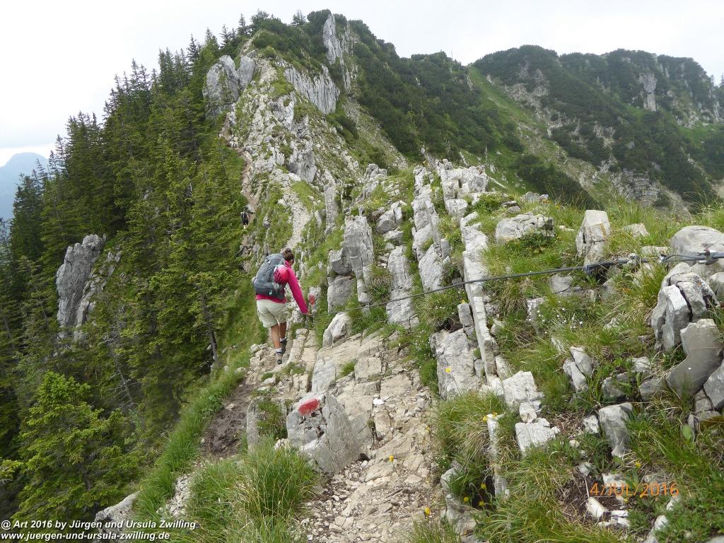 Gipfeltraumtour von Neuhaus auf die Brecherspitze und Josefsthaler Wasserfälle - Schliersee - Tegernsee
