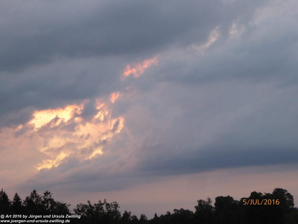 Wolkenspiel über Fischbachau - Schliersee - Tegernsee