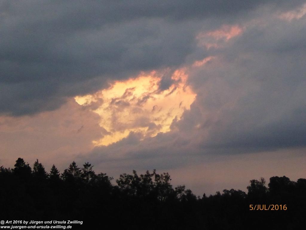 Wolkenspiel über Fischbachau - Schliersee - Tegernsee