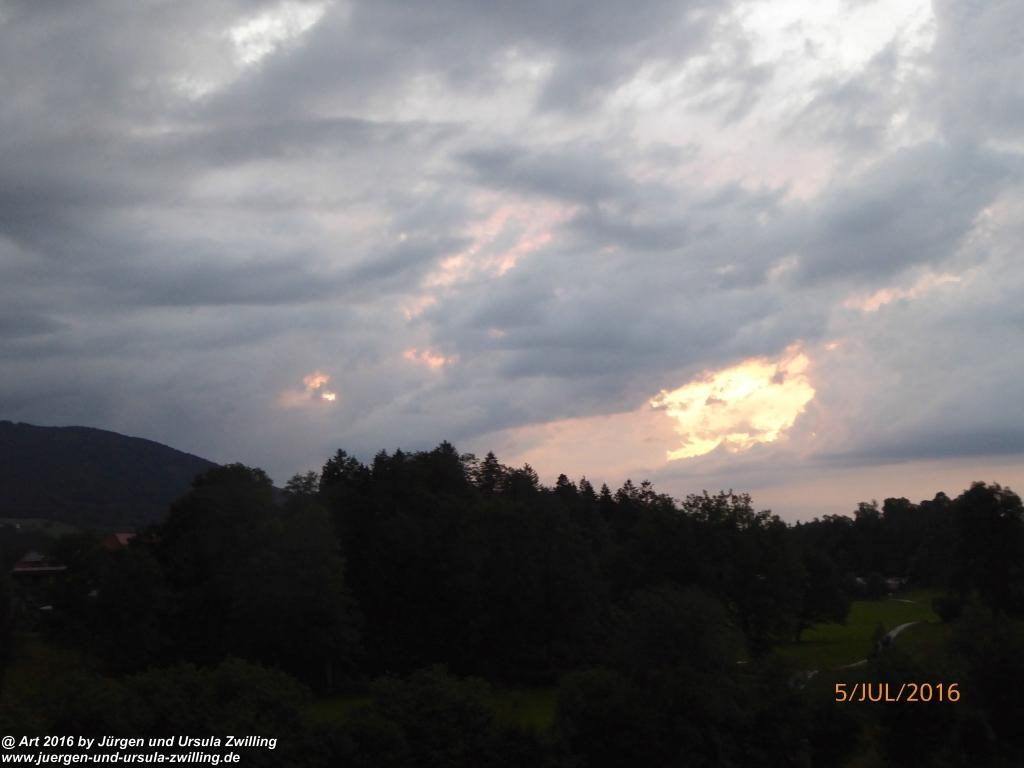 Wolkenspiel über Fischbachau - Schliersee - Tegernsee
