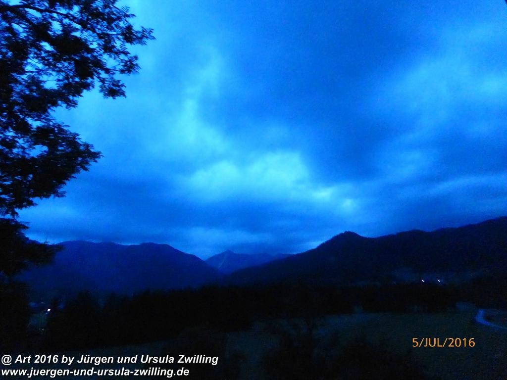 Wolkenspiel über Fischbachau - Schliersee - Tegernsee