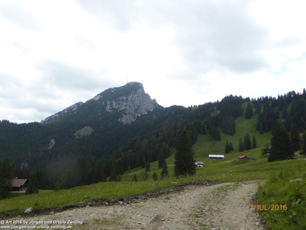 Philosophische Bildwanderung Gipfeltraumtour von Fischbachau auf den Wendelstein - Schliersee -Tegernsee