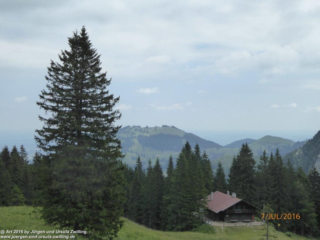Philosophische Bildwanderung Gipfeltraumtour von Fischbachau auf den Wendelstein - Schliersee -Tegernsee