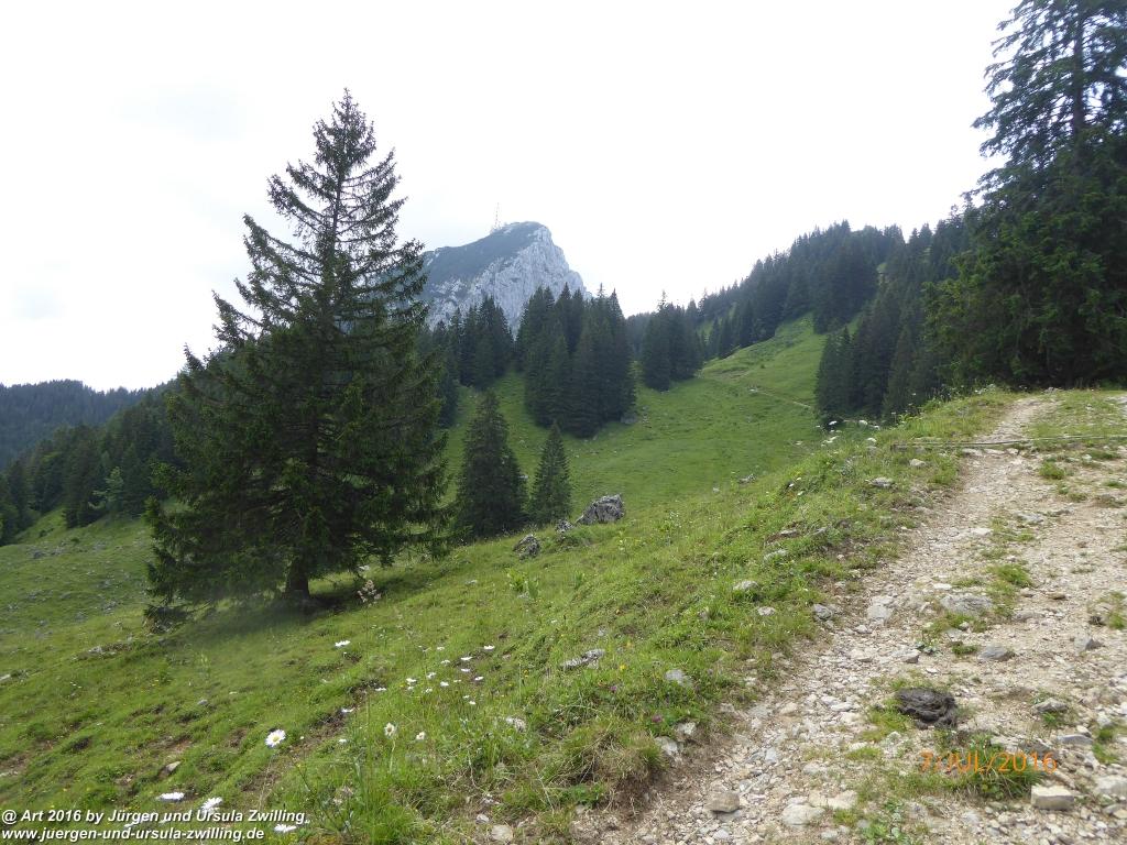 Philosophische Bildwanderung Gipfeltraumtour von Fischbachau auf den Wendelstein - Schliersee -Tegernsee