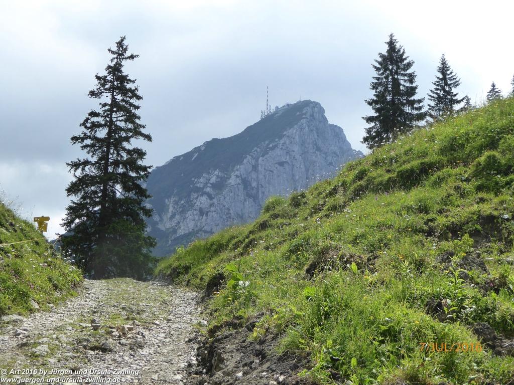 Philosophische Bildwanderung Gipfeltraumtour von Fischbachau auf den Wendelstein - Schliersee -Tegernsee