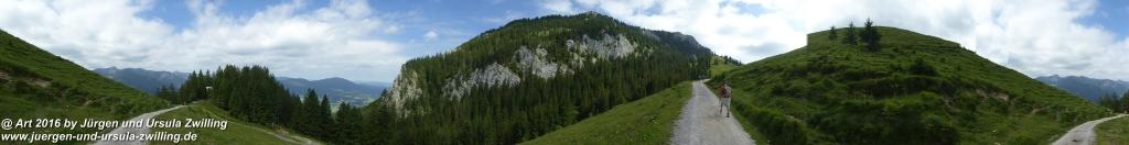 Philosophische Bildwanderung Gipfeltraumtour von Fischbachau auf den Wendelstein - Schliersee -Tegernsee