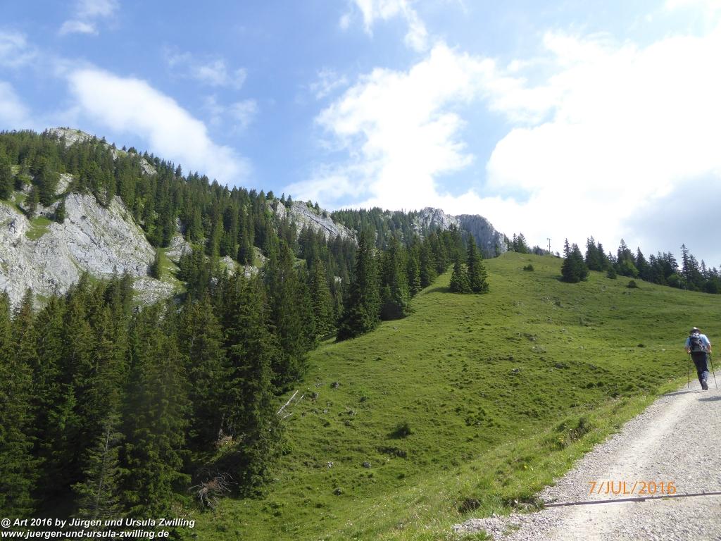 Philosophische Bildwanderung Gipfeltraumtour von Fischbachau auf den Wendelstein - Schliersee -Tegernsee