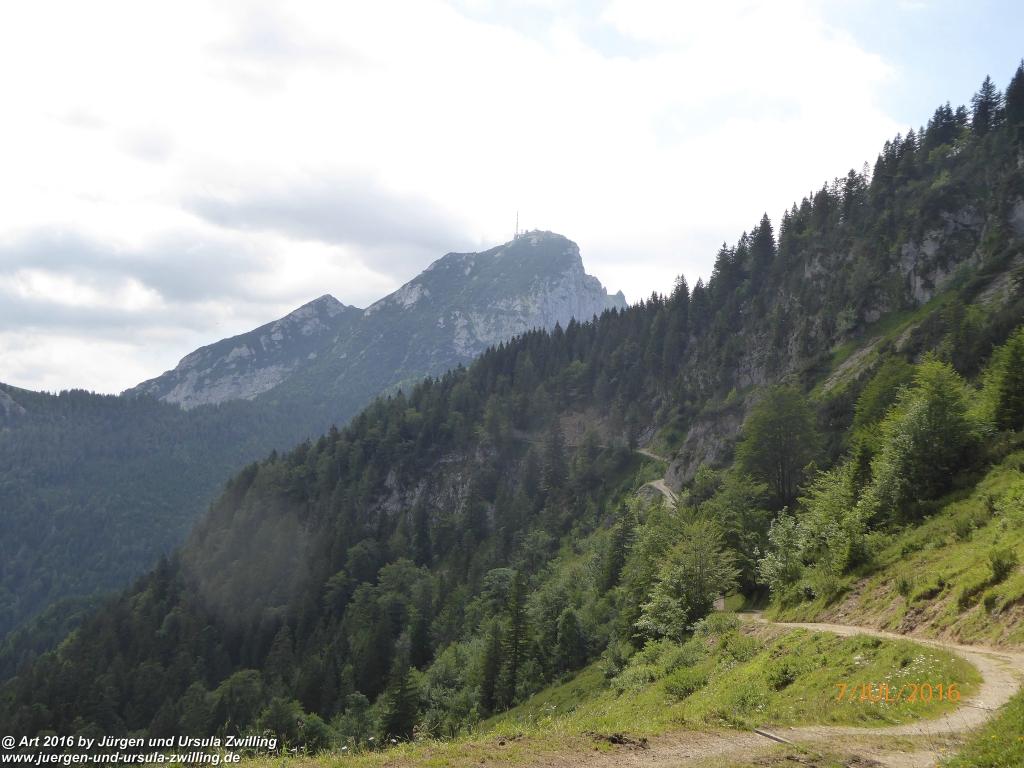 Philosophische Bildwanderung Gipfeltraumtour von Fischbachau auf den Wendelstein - Schliersee -Tegernsee