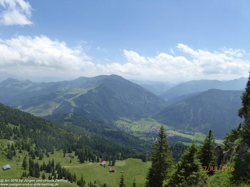Philosophische Bildwanderung Gipfeltraumtour von Fischbachau auf den Wendelstein - Schliersee -Tegernsee