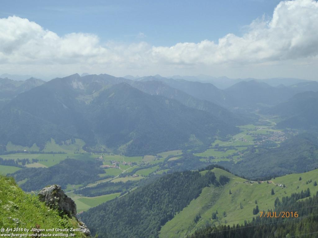 Philosophische Bildwanderung Gipfeltraumtour von Fischbachau auf den Wendelstein - Schliersee -Tegernsee
