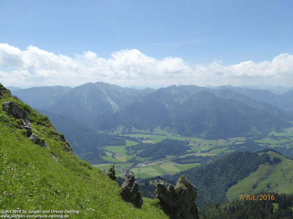 Philosophische Bildwanderung Gipfeltraumtour von Fischbachau auf den Wendelstein - Schliersee -Tegernsee