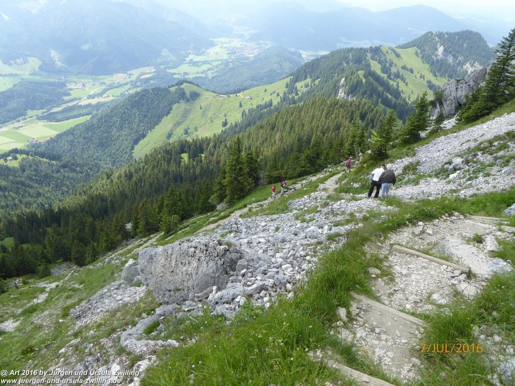 Philosophische Bildwanderung Gipfeltraumtour von Fischbachau auf den Wendelstein - Schliersee -Tegernsee