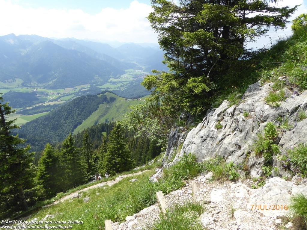 Philosophische Bildwanderung Gipfeltraumtour von Fischbachau auf den Wendelstein - Schliersee -Tegernsee
