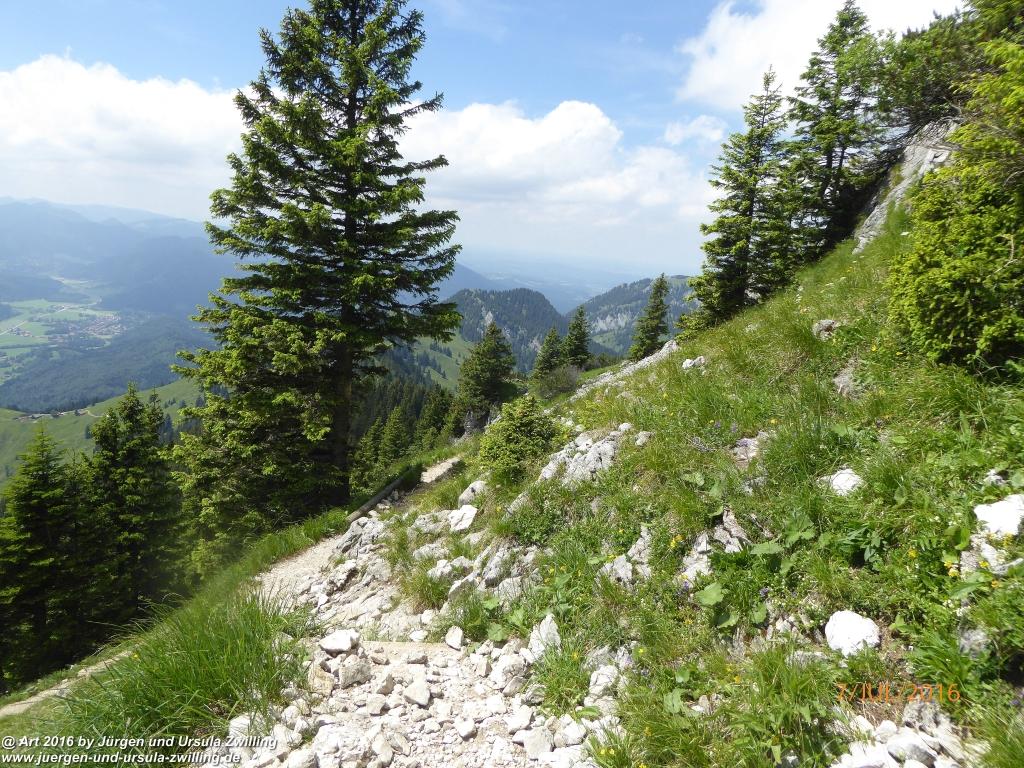 Philosophische Bildwanderung Gipfeltraumtour von Fischbachau auf den Wendelstein - Schliersee -Tegernsee