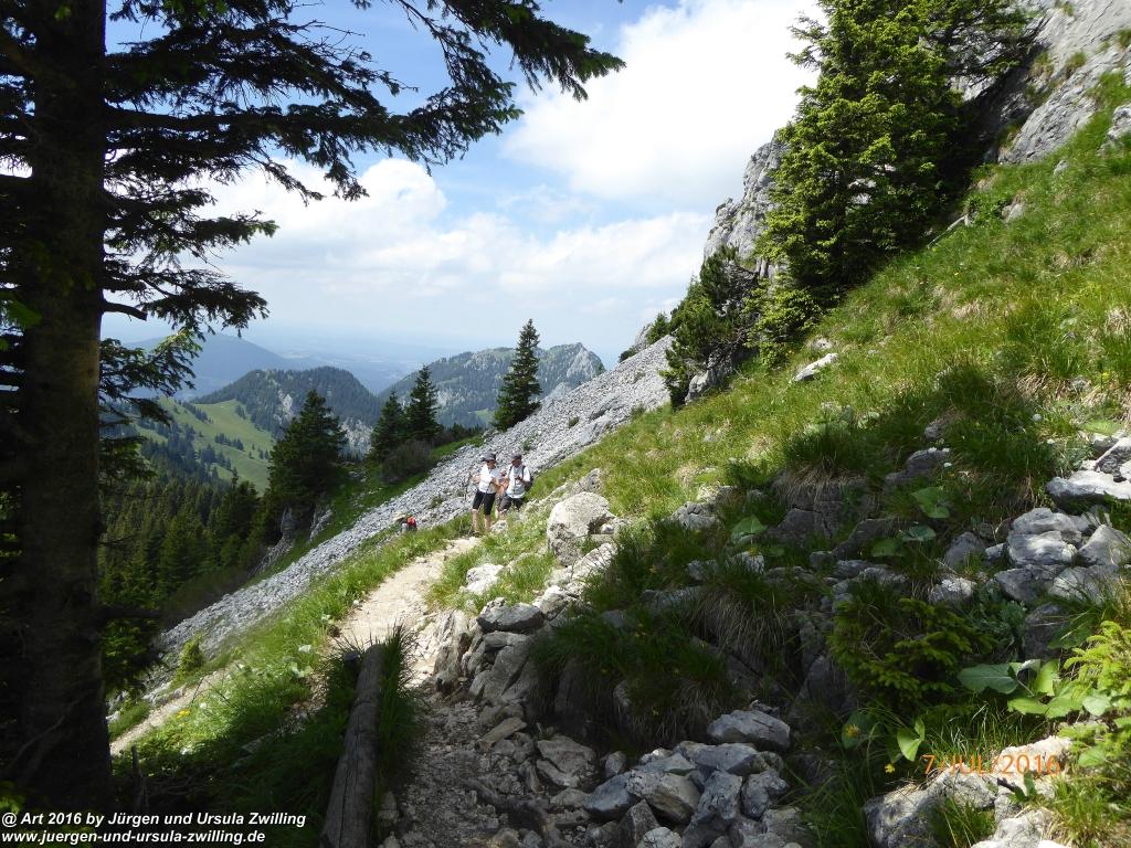 Philosophische Bildwanderung Gipfeltraumtour von Fischbachau auf den Wendelstein - Schliersee -Tegernsee