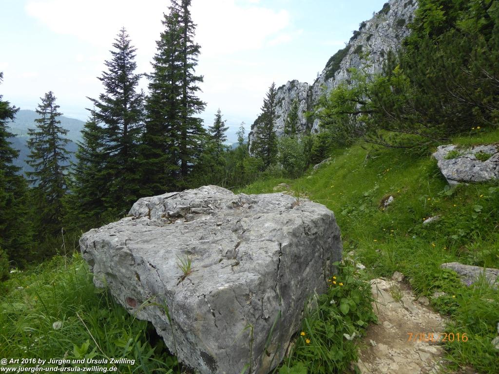 Philosophische Bildwanderung Gipfeltraumtour von Fischbachau auf den Wendelstein - Schliersee -Tegernsee