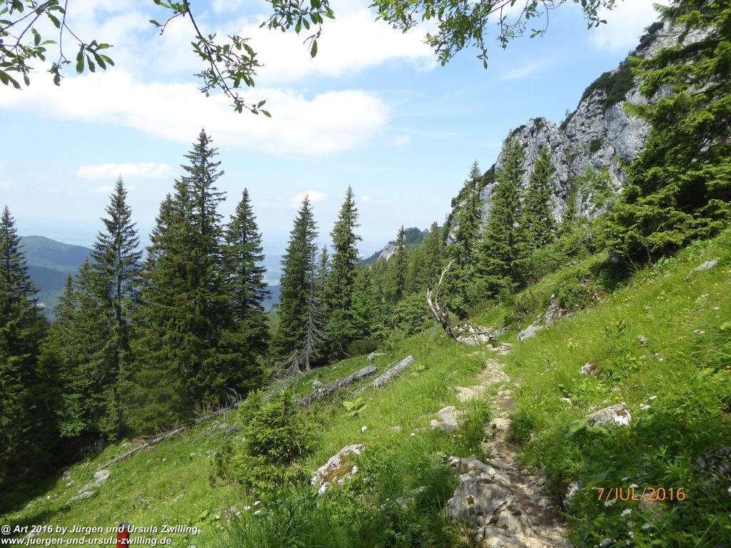 Philosophische Bildwanderung Gipfeltraumtour von Fischbachau auf den Wendelstein - Schliersee -Tegernsee