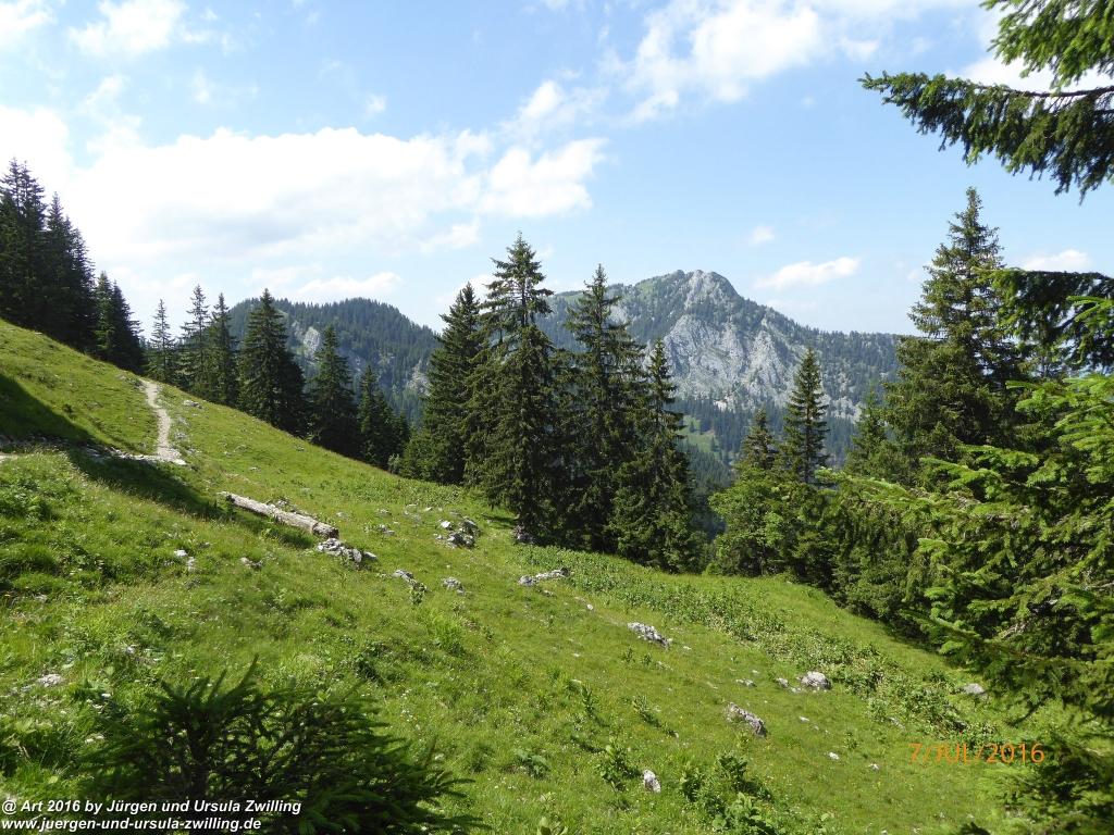Philosophische Bildwanderung Gipfeltraumtour von Fischbachau auf den Wendelstein - Schliersee -Tegernsee