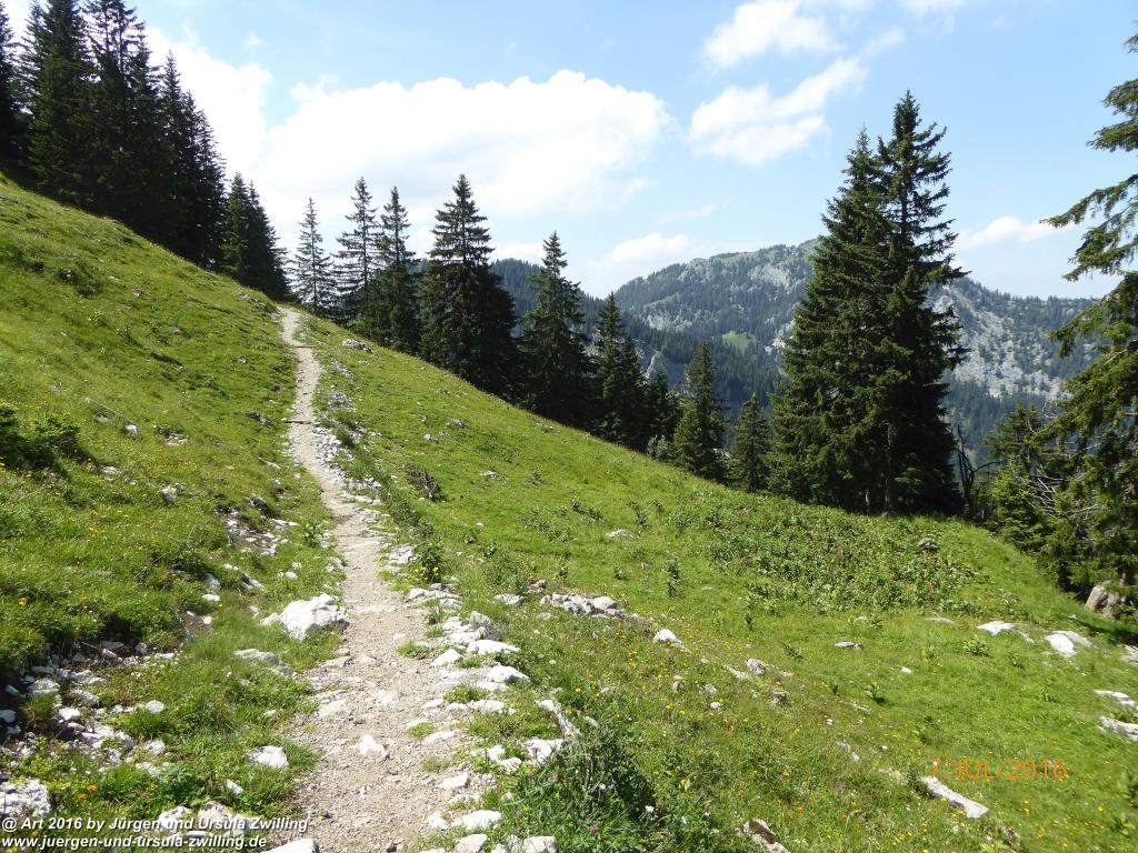 Philosophische Bildwanderung Gipfeltraumtour von Fischbachau auf den Wendelstein - Schliersee -Tegernsee