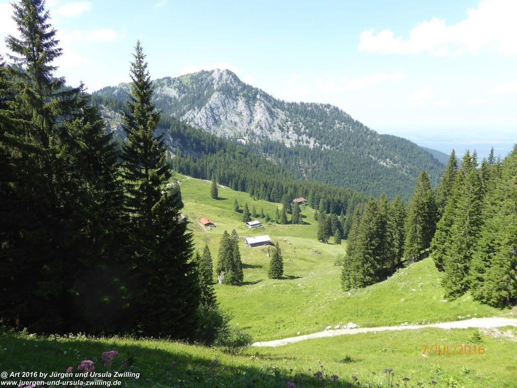 Philosophische Bildwanderung Gipfeltraumtour von Fischbachau auf den Wendelstein - Schliersee -Tegernsee