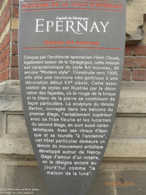 Èpernay in der Champagne - Frankreich