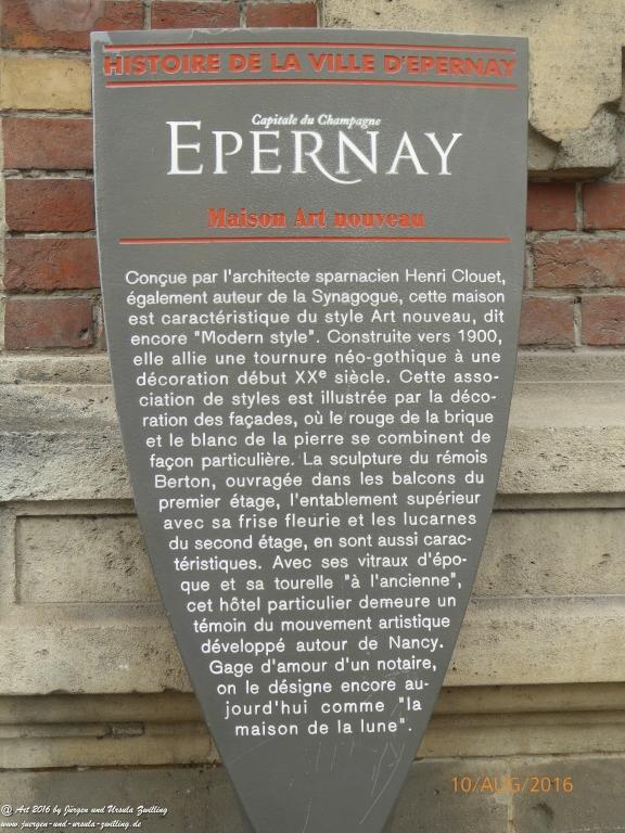 Èpernay in der Champagne - Frankreich