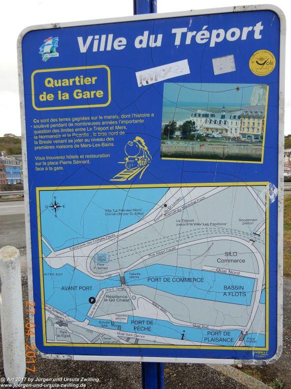 Philosophische Bildwanderung Die Felsen von Le Tréport und der Strand von Criel - Normandie - Frankreich