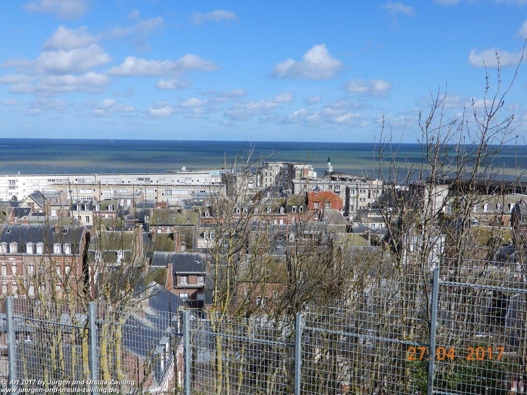 Philosophische Bildwanderung Die Felsen von Le Tréport und der Strand von Criel - Normandie - Frankreich