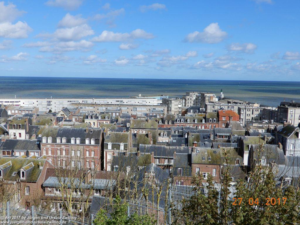 Philosophische Bildwanderung Die Felsen von Le Tréport und der Strand von Criel - Normandie - Frankreich