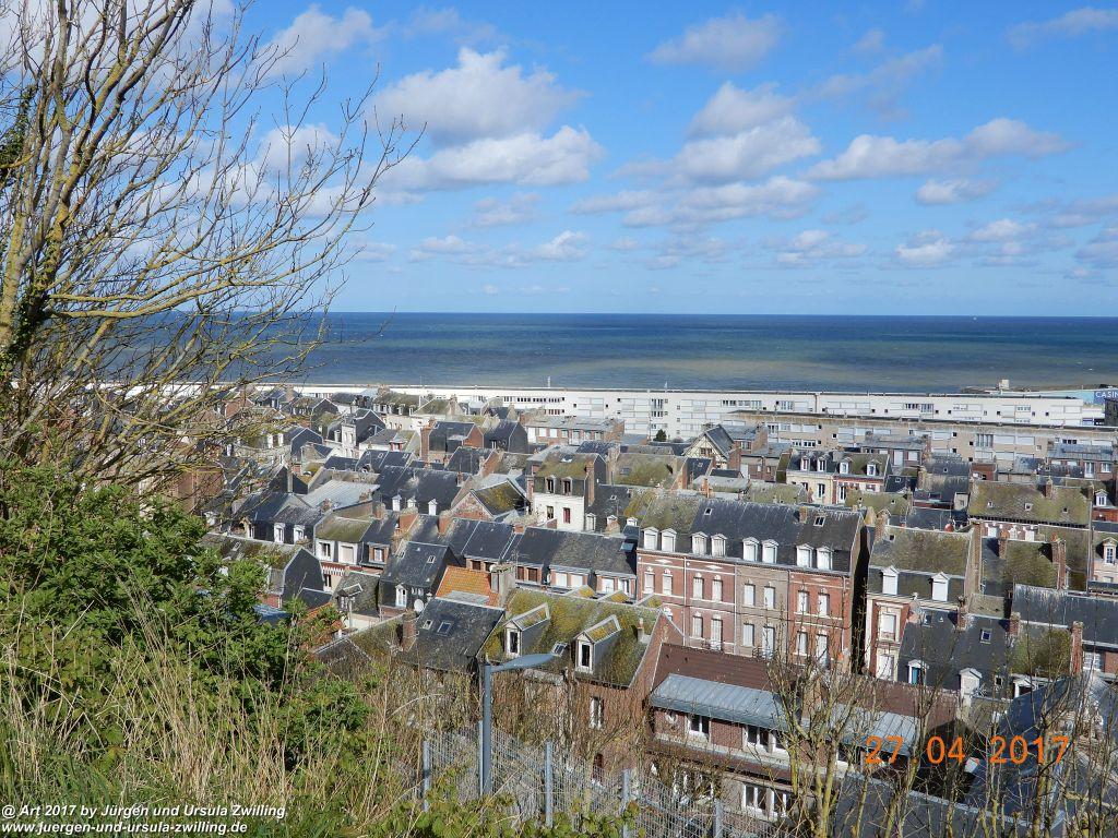 Philosophische Bildwanderung Die Felsen von Le Tréport und der Strand von Criel - Normandie - Frankreich
