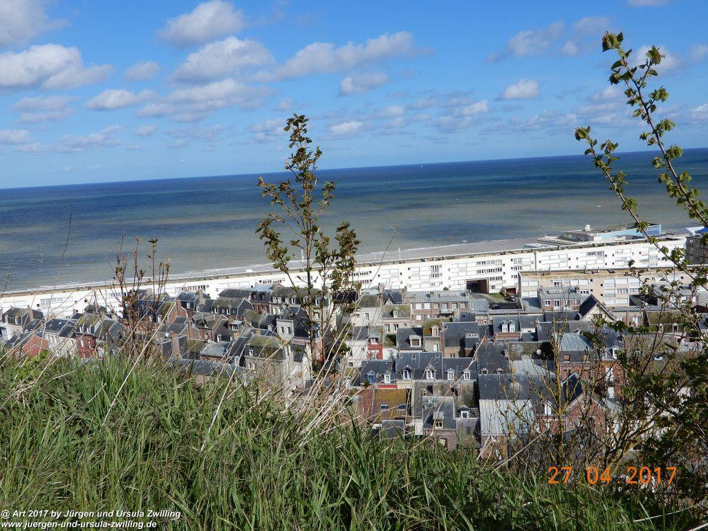 Philosophische Bildwanderung Die Felsen von Le Tréport und der Strand von Criel - Normandie - Frankreich