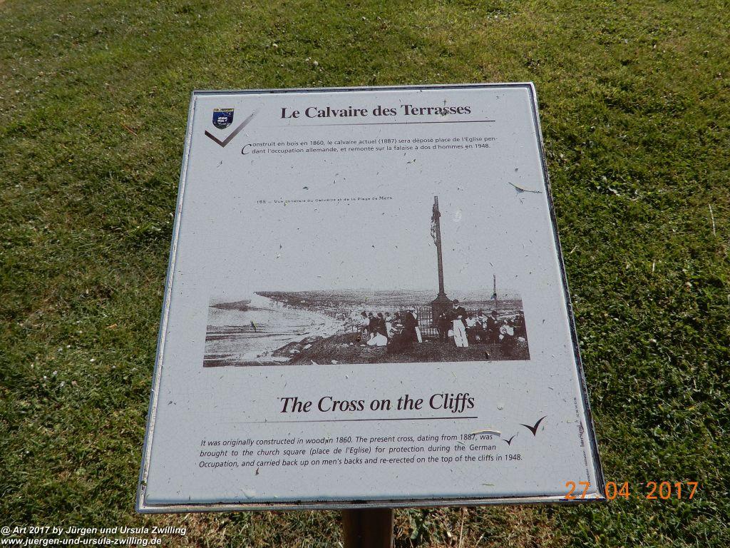 Philosophische Bildwanderung Die Felsen von Le Tréport und der Strand von Criel - Normandie - Frankreich