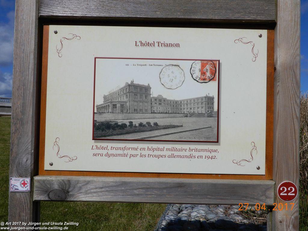 Philosophische Bildwanderung Die Felsen von Le Tréport und der Strand von Criel - Normandie - Frankreich