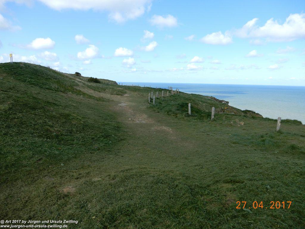 Philosophische Bildwanderung Die Felsen von Le Tréport und der Strand von Criel - Normandie - Frankreich