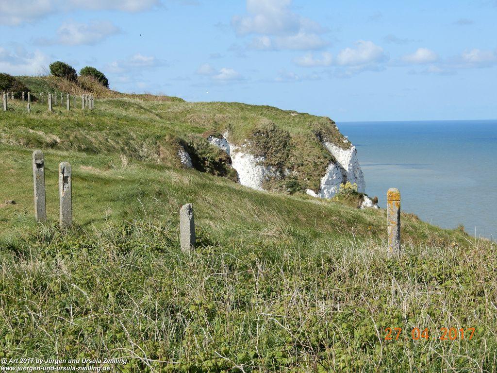 Philosophische Bildwanderung Die Felsen von Le Tréport und der Strand von Criel - Normandie - Frankreich