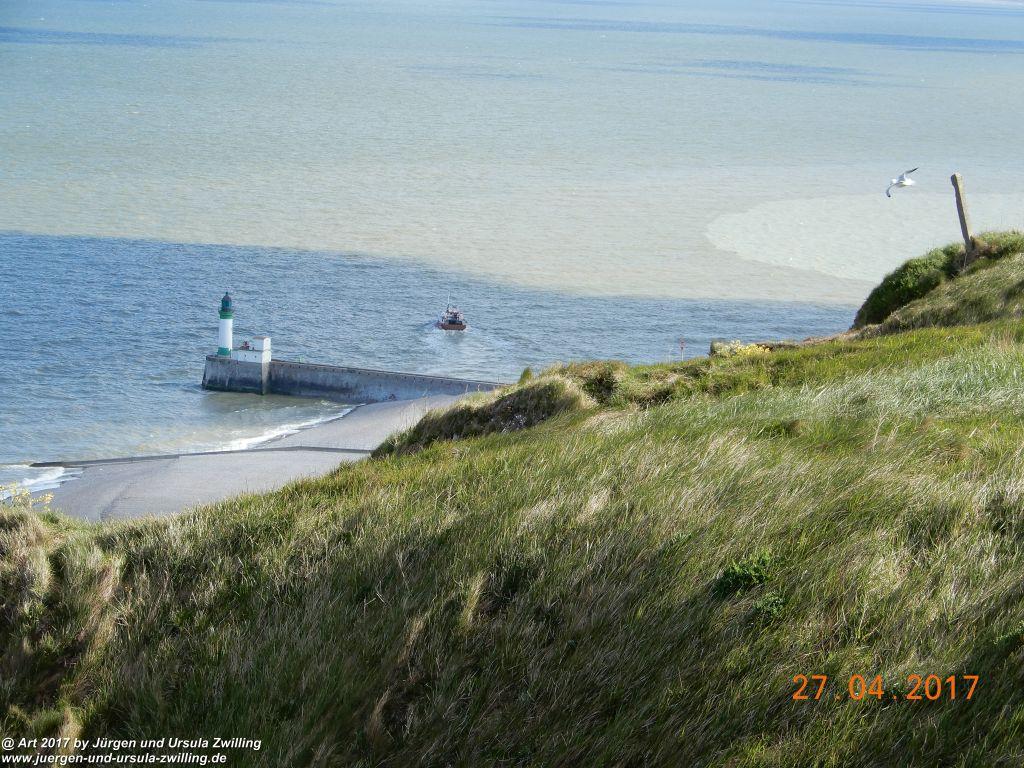 Philosophische Bildwanderung Die Felsen von Le Tréport und der Strand von Criel - Normandie - Frankreich