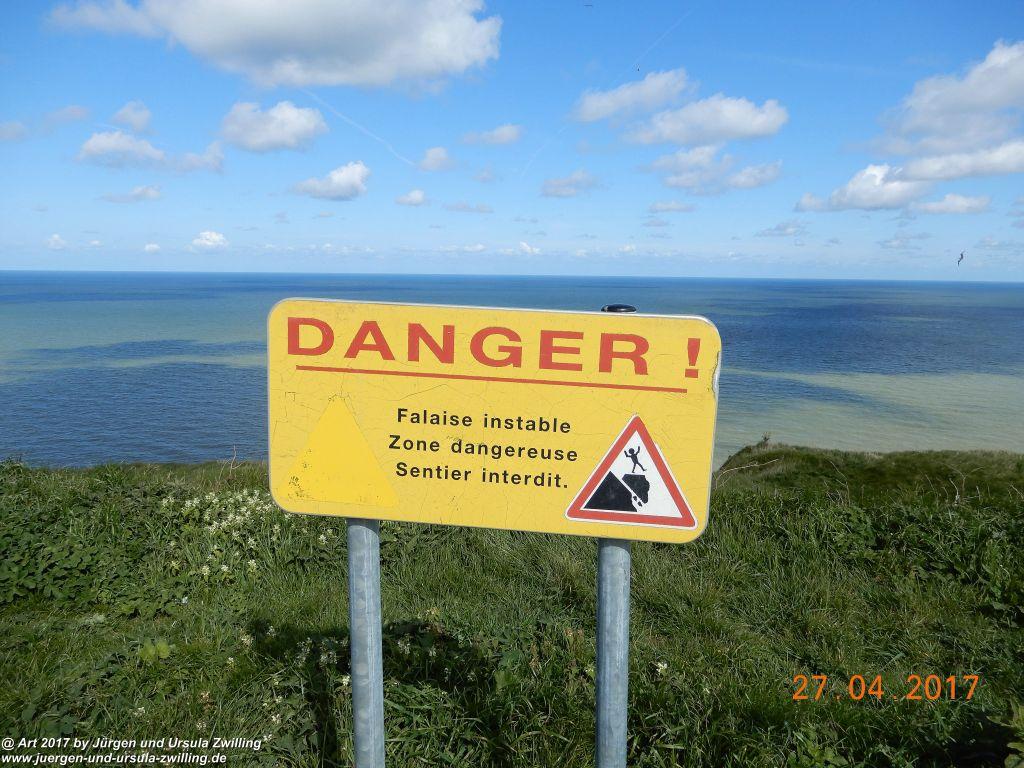 Philosophische Bildwanderung Die Felsen von Le Tréport und der Strand von Criel - Normandie - Frankreich