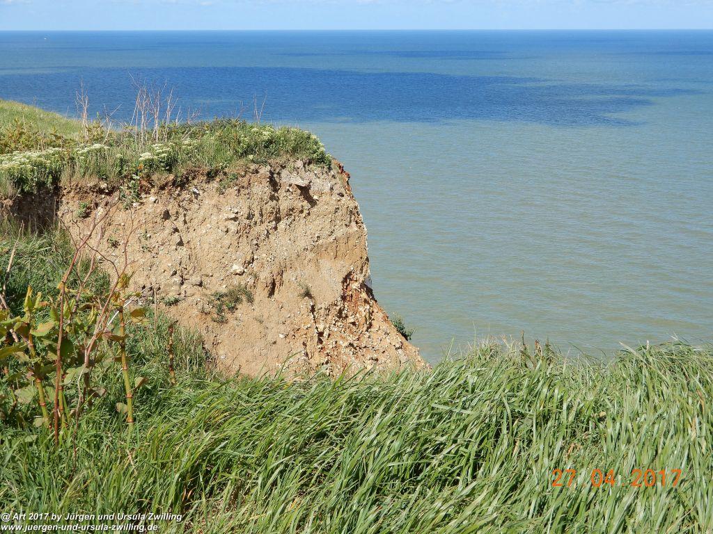 Philosophische Bildwanderung Die Felsen von Le Tréport und der Strand von Criel - Normandie - Frankreich