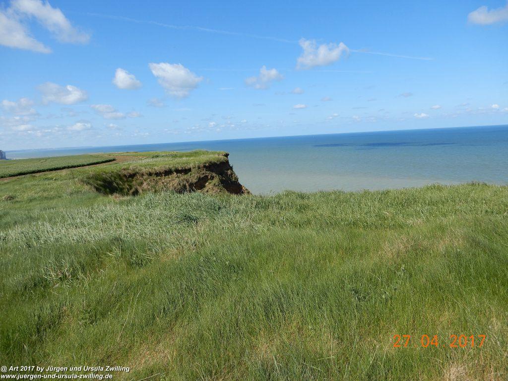 Philosophische Bildwanderung Die Felsen von Le Tréport und der Strand von Criel - Normandie - Frankreich