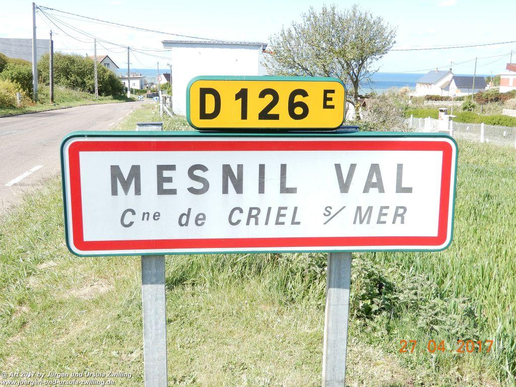 Philosophische Bildwanderung Die Felsen von Le Tréport und der Strand von Criel - Normandie - Frankreich