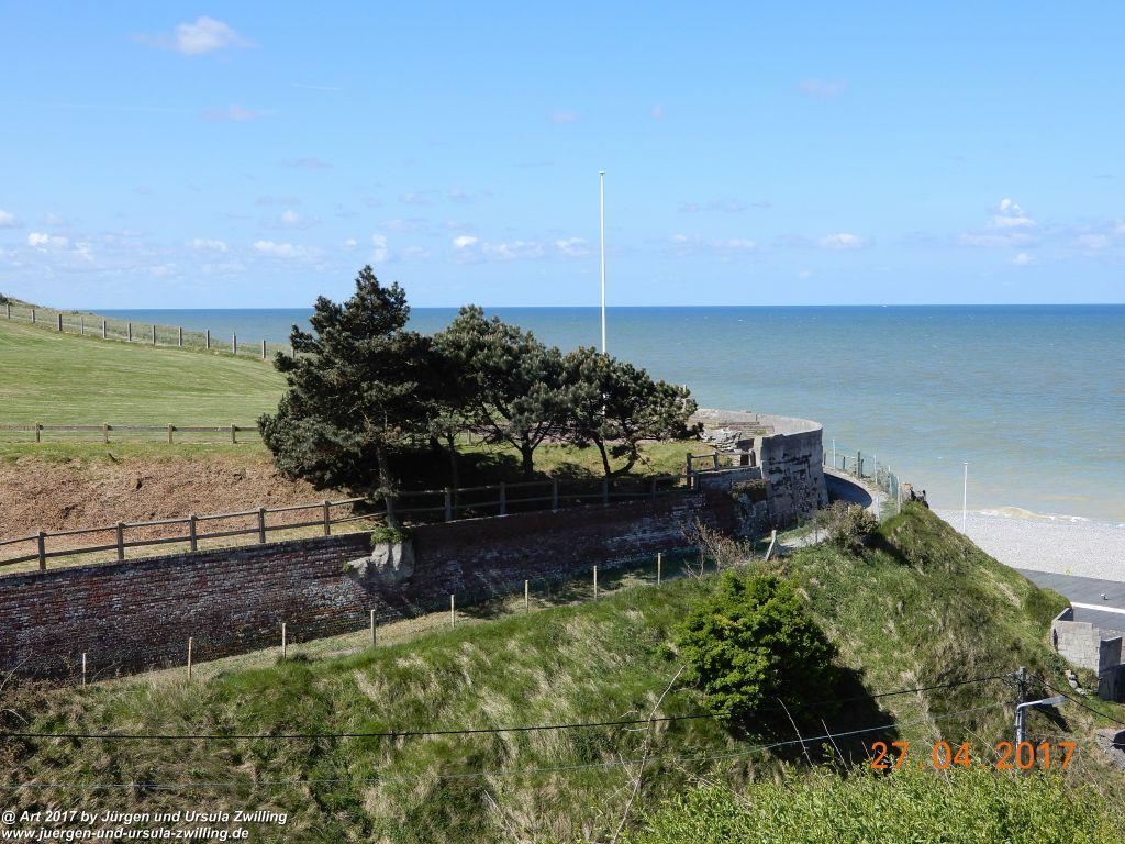 Philosophische Bildwanderung Die Felsen von Le Tréport und der Strand von Criel - Normandie - Frankreich